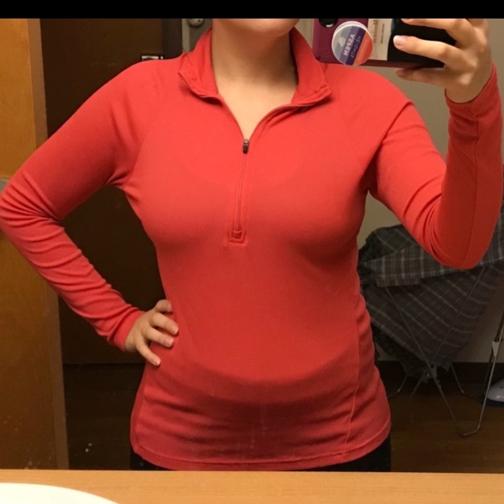 Coral Patagonia Athletic Pullover